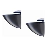 Soporte estante junior clip negro 2UDS fepre