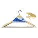 Percha madera con barra antideslizante 3UDS mondex