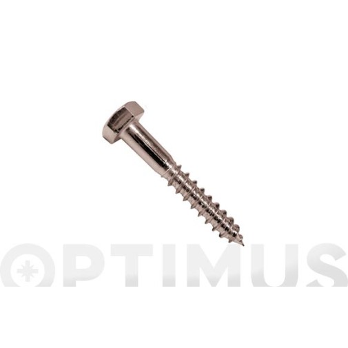 Tornillo barraquero hexagonal DIN 571 cincado 8 x 60 200 uds hispanox