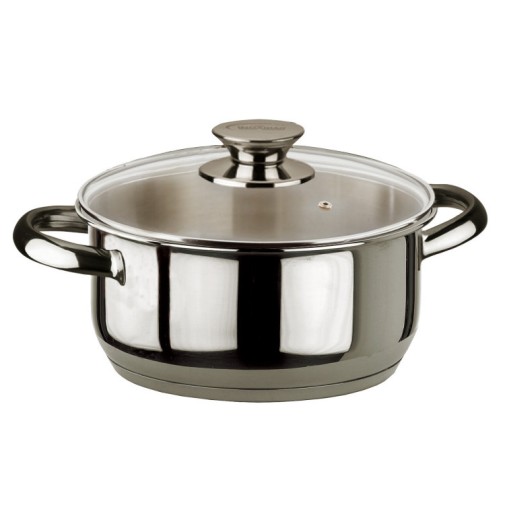 Cacerola ecco INOX tapa cristal 22CM inoxibar