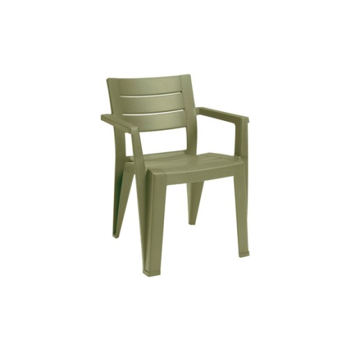 Sillon resina apilable julie verde keter