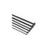 Brida nilon dentada negra 2,5 x 160 mm 100 uds ironside