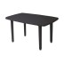 Mesa rectangular resina 140 x 90 cm antracita garden life