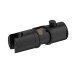 Soporte ajustable cabezal ducha negro liberta wenko