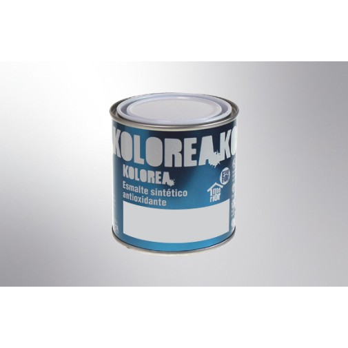 Esmalte sintetico antioxido brillo 250 ml aluminio RAL 9006 kolorea