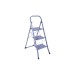 Taburete escalera praktico 3 peldaños gris ambit