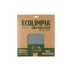 Bayeta cristales microfibra verde 50X40 cm ecolimpia