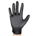 Guante desechable nitrilo diamantado negro 100 uds talla m jbm