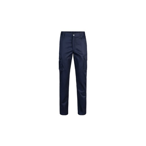 Pantalon poliester / algodon 240 gr azul navy talla 48 Velilla