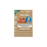 Detergente ropa eco-tiras 40 lavados la oca