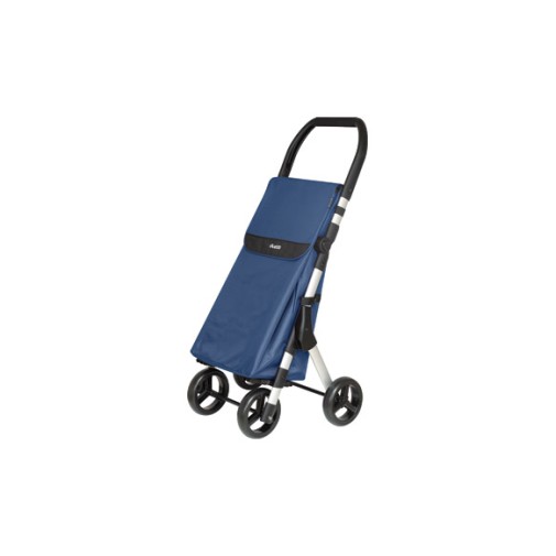 Carro compra 4 ruedas muuvi plegable azul-aluminio duett