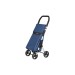 Carro compra 4 ruedas muuvi plegable azul-aluminio duett