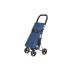 Carro compra 4 ruedas muuvi plegable azul-aluminio duett
