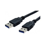Cable USB a/ USB a macho/macho 2M negro axil