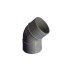 Codo evacuacion PVC m-h 45º Ø 50MM hidrotecnoagua