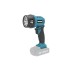 Linterna profesional 250LM para batería 18V cabezal pivotante 8 posiciones hasta 90º wesco
