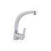Grifo de cocina monomando caño conformado serie basic cromo genebre