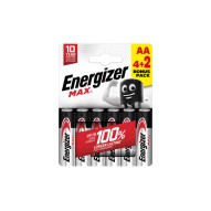 Pila alcalina max aa LR06 pack 4+2 energizer