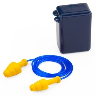 Tapon auditivo reutilizable (100 pares) con cordon snr 25dB steelpro safety