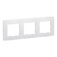 Marco 3 elementos blanco serie niloe Legrand