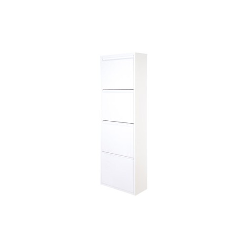 Zapatero metalico dunne 4 modulos 136CM blanco domopak