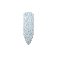Funda mesa planchar elastica 130 x 48CM zig zag azul/gris duett