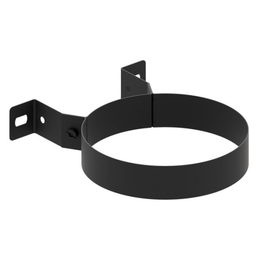 Abrazadera tubo estufa atornillable acero lacado mate anticalorico Ø200 mm 300º exojo