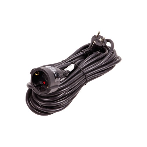 Prolongador 3X1,5 negro 16A 10MT IP20 arteconfort