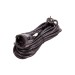 Prolongador 3X1,5 negro 16A 10MT IP20 arteconfort