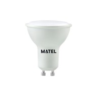 Bombilla dicroica LED GU10 8W 800LM 2700K matel
