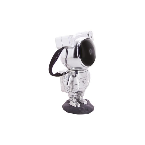 Lampara sobremesa robot astronauta luz noche silverlite con batería y recargable xanlite