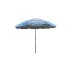 Parasol playa aluminio Ø180 cm upf 50+ hojas azul import
