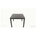 Mesa aluminio cuadrada 93X93 cm antracita import