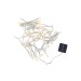 Guirnalda de carga solar luceo 10 m luz calida con sensor crepuscular newgarden