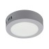 Downlight LED superficie redondo gris kone 28CM 24W 2400LM 4000K cristalrecord