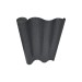Cañizo PVC reforzado 2 tabiques 19 mm 1 x 3 m antracita Natuur