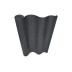 Cañizo PVC reforzado 2 tabiques 19 mm 1 x 3 m antracita Natuur