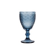 Copa grabada rustica pack 6 unidades 30CL azul luminarc