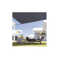 Toldo vela sombreo rectangular heatshield 180 gr 5 x 3 m antracita coolaroo