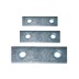 Placa cartela acero cincado 50X17MM 200UDS Micel