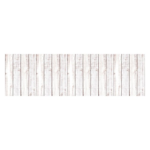 Alfombra vinilica estampada madera blanca 60X200CM stor planet