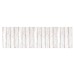 Alfombra vinilica estampada madera blanca 60X200CM stor planet