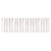 Alfombra vinilica estampada madera blanca 60X200CM stor planet
