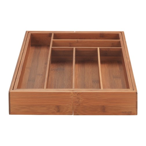 Cubertero extensible bambu martina 30-42X38X6CM wenko