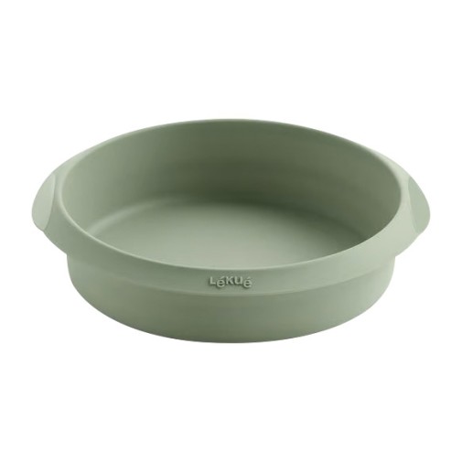 Molde redondo silicona freidora aire Ø 20CM verde lekue
