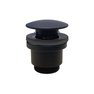 Valvula click-clack laton negro grande (black level) hidrotecnoagua