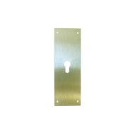 Placa cerradura boca pera 90X250MM latón mate M-51/90250P clovan