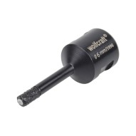 Corona perforadora diamante Ø6MM para amoladoras angulares "ceramic" wolfcraft