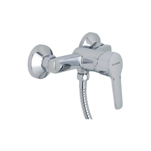 Grifo de ducha monomando con kit basik crom genebre