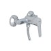 Grifo de ducha monomando con kit basik crom genebre